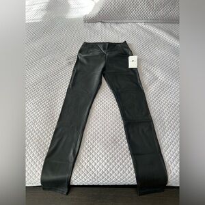 Black Faux Leather Leggings